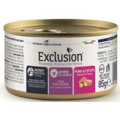 Exclusion Diet Hypoallergenic Per Gatto Con Maiale E Patate Da 85 Gr