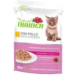 Trainer Natural Per Gatto Kitten & Young Con Pollo Fresco Da 85 Gr