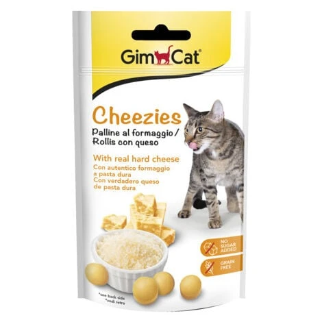 Gimcat Cheezies Snack Per Gatto Da 50 G 3 Gimcat Cheezies Snack Per Gatto Da 50 G