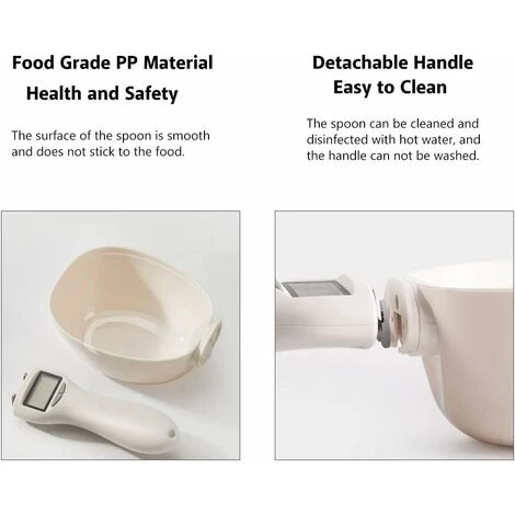 Cucchiaio Dosatore Per Cani, Cucchiaio Per Pesare Con Display LCD Per Cibo Per Crocchette Di Uccelli, Gatti, Gatti E Gatti 6 Cucchiaio Dosatore Per Cani, Cucchiaio Per Pesare Con Display LCD Per Cibo Per Crocchette Di Uccelli, Gatti, Gatti E Gatti - immagine 4