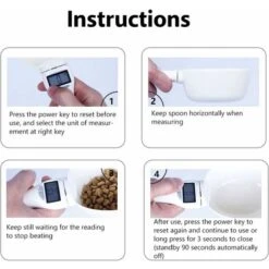 Cucchiaio Dosatore Per Cani, Cucchiaio Per Pesare Con Display LCD Per Cibo Per Crocchette Di Uccelli, Gatti, Gatti E Gatti 11 Cucchiaio Dosatore Per Cani, Cucchiaio Per Pesare Con Display LCD Per Cibo Per Crocchette Di Uccelli, Gatti, Gatti E Gatti -Cibi per gatti Italia 95467142 5