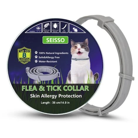 Collari Antipulci Da 38 Cm Per Gatti, Collari Contro Parassiti Regolabili E Impermeabili 3 Collari Antipulci Da 38 Cm Per Gatti, Collari Contro Parassiti Regolabili E Impermeabili
