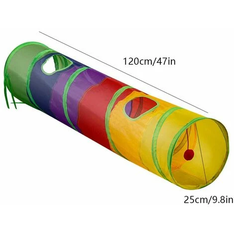 Tunnel Per Gatti A 2 Vie Giocattolo Per Gatti Tunnel Raschel Tunnel Di Gioco Tunnel Pieghevole 4 Tunnel Per Gatti A 2 Vie Giocattolo Per Gatti Tunnel Raschel Tunnel Di Gioco Tunnel Pieghevole - immagine 2