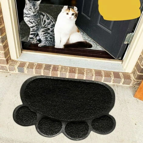 Tappetino Per Lettiera Per Gatti Zampa Ciotola Per Alimentazione Tovaglietta Per Gatti Tappetino Per Lettiera Antiscivolo Tappetino Per Lettiera Impermeabile Accessori Per Gatti 30x40cm(Nero) 5 Tappetino Per Lettiera Per Gatti Zampa Ciotola Per Alimentazione Tovaglietta Per Gatti Tappetino Per Lettiera Antiscivolo Tappetino Per Lettiera Impermeabile Accessori Per Gatti 30x40cm(Nero) - immagine 3