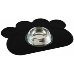 Tappetino Per Ciotola Per Cani E Gatti Tappetino Per Cibo Per Animali Domestici In Silicone Tappetino Per Alimentazione Antiscivolo Facile Da Indossare （Nero） -Cibi per gatti Italia 95786668 4
