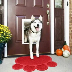 Tappetino Per Lettiera Per Gatti Zampa Ciotola Per Alimentazione Tovaglietta Per Gatti Tappetino Per Lettiera Antiscivolo Tappetino Per Lettiera Impermeabile Accessori Per Gatti 30x40cm（Rosso） -Cibi per gatti Italia 95788231 3