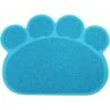 Tappetino Per Lettiera Per Gatti Zampa Ciotola Per Alimentazione Tovaglietta Per Gatti Tappetino Per Lettiera Antiscivolo Tappetino Per Lettiera Impermeabile Accessori Per Gatti 30x40cm（Blu）