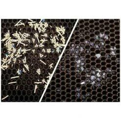 Tappetino Per Lettiera Per Gatti Vassoio Per Lettiera Per Gatti, EVA Atossico Impermeabile, Design A Nido D'ape A Doppio Strato 30x45 Cm, Marrone -Cibi per gatti Italia 95789859 3