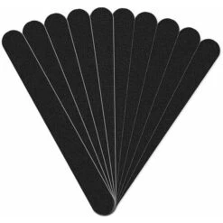 Lima Per Unghie, 10 Pezzi Lima Per Unghie Lavabile Lavabile Lavabile Riutilizzabile Per Gel Di Estensione Delle Unghie In Poliestere E Strumenti Per Unghie In Acrilico Per Salone Di Casa 10 Pezzi (Ner