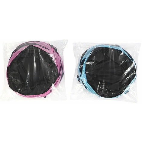 Tunnel Per Gatti, Tre Uscite, Diametro 24 Cm, Nero E Rosa 7 Tunnel Per Gatti, Tre Uscite, Diametro 24 Cm, Nero E Rosa - immagine 5