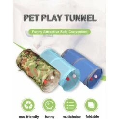 Tessuto Increspato Interattivo, Pieghevole E Leggero 5 Tunnel Labirinto Con Pompon E Campana Per Gatti, Piccoli Conigli, Gattini, Cuccioli, Furetti O Porcellini D'India 9 Tessuto Increspato Interattivo, Pieghevole E Leggero 5 Tunnel Labirinto Con Pompon E Campana Per Gatti, Piccoli Conigli, Gattini, Cuccioli, Furetti O Porcellini D'India -Cibi per gatti Italia 96233300 3