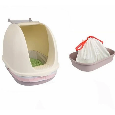 Sacchetti Per Lettiera Per Gatti, Confezione Da 10, Fodera Per Animali Domestici Con Coulisse (confezione Da 10 Grandi) 5 Sacchetti Per Lettiera Per Gatti, Confezione Da 10, Fodera Per Animali Domestici Con Coulisse (confezione Da 10 Grandi) - immagine 3