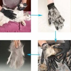 LITZEE Accessori Per Toelettatura Gatti Guanti Per Toelettatura Animali Guanti Morbidi Per Animali, Perfetti Per Massaggiare E Recuperare I Peli Di Cani, Gatti, Cavalli (nero) 11 LITZEE Accessori Per Toelettatura Gatti Guanti Per Toelettatura Animali Guanti Morbidi Per Animali, Perfetti Per Massaggiare E Recuperare I Peli Di Cani, Gatti, Cavalli (nero) -Cibi per gatti Italia 96298740 5