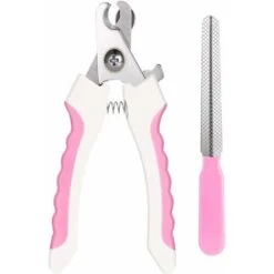 LITZEE Tagliaunghie Per Gatti E Tagliaunghie Forbici Per Artigli, Forbici Per Unghie Per Animali Domestici, Tronchese Per Unghie In Acciaio Inossidabile Con Lima Per Unghie E Limite Di Sicurezza, Per