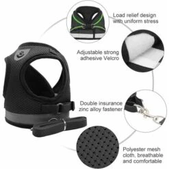 LITZEE Pettorina Per Gatti Pettorina Per Gatti, Pettorina Per Gatti, Guinzaglio Pettorina Per Gatti, Guinzaglio Per Pettorina Per Gatti, Pettorina Per Gatti Con Gilet Riflettente Al Guinzaglio, Guinza -Cibi per gatti Italia 96300322 2