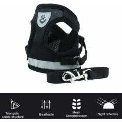 LITZEE Pettorina Per Gatti Pettorina Per Gatti, Pettorina Per Gatti, Guinzaglio Pettorina Per Gatti, Guinzaglio Per Pettorina Per Gatti, Pettorina Per Gatti Con Gilet Riflettente Al Guinzaglio, Guinza -Cibi per gatti Italia 96300322 3