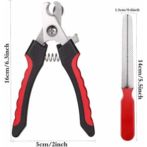LITZEE Tagliaunghie Per Gatti E Tagliaunghie Forbici Per Artigli, Forbici Per Unghie Per Animali Domestici, Pinza Per Unghie In Acciaio Inossidabile Con Lima Per Unghie E Limite Di Sicurezza, Per Cani 4 LITZEE Tagliaunghie Per Gatti E Tagliaunghie Forbici Per Artigli, Forbici Per Unghie Per Animali Domestici, Pinza Per Unghie In Acciaio Inossidabile Con Lima Per Unghie E Limite Di Sicurezza, Per Cani - immagine 2