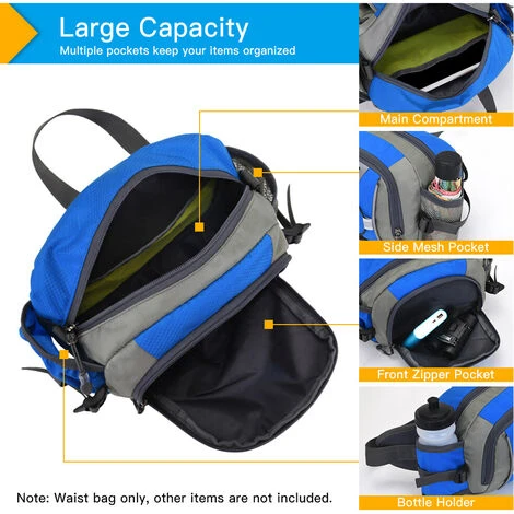 Marsupio Marsupio Marsupio Con Portaborraccia Per Uomo Donna Per Corsa All'aperto Escursioni In Bicicletta Viaggiare 6 Marsupio Marsupio Marsupio Con Portaborraccia Per Uomo Donna Per Corsa All'aperto Escursioni In Bicicletta Viaggiare - immagine 4