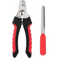 Forbici Professionali Per Artigli Di Cane, Forbici Ergonomiche Per Artigli Di Gatto Di Grandi Dimensioni Con Tagliaunghie Affilato Con Guardia E Set Di Bellezza Per Lima Per Unghie (taglia Grande, Ros