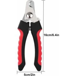 Forbici Professionali Per Artigli Di Cane, Forbici Ergonomiche Per Artigli Di Gatto Di Grandi Dimensioni Con Tagliaunghie Affilato Con Guardia E Set Di Bellezza Per Lima Per Unghie (taglia Grande, Ros -Cibi per gatti Italia 96817808 5