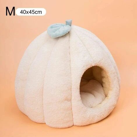 Cane Gatto Cuccia Cuccia Igloo Grotta Cane Gatto Nido Con Cuscino In Flanella Rimovibile Cuccia Per Cani Gatto Di Piccola Taglia Medio Grande (Beige,M: 40X45 CM) 4 Cane Gatto Cuccia Cuccia Igloo Grotta Cane Gatto Nido Con Cuscino In Flanella Rimovibile Cuccia Per Cani Gatto Di Piccola Taglia Medio Grande (Beige,M: 40X45 CM) - immagine 2