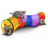 Tunnel Interattivo Per Gatti Per Interni - Giocattolo Per Animali Domestici - Tunnel Di Gioco Per Gatti, Gattini, Conigli, Cuccioli - Pieghevole (Stile Arcobaleno) -Cibi per gatti Italia 97075077 1