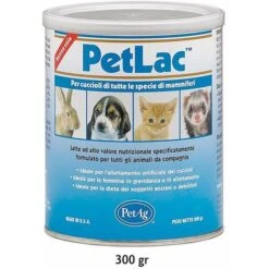 Pet Lac 300 G Latte In Polvere Ad Alto Valore Nutrizionale Per Tutti Gli Animali Da Compagnia
