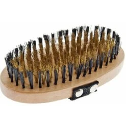 Ferribiella Spazzola Ovale In Legno Con Setole In Nylon E Rame Per Cani E Gatti