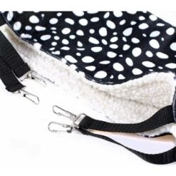 Amaca Gabbia Per Gatti, Amaca Appesa Per Gatti/Furetti/Ratti/Conigli/Cani Di Piccola Taglia O Altri Animali Domestici (S, 27 27, Bianco E Nero) -Cibi per gatti Italia 98123722 3