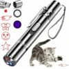 Giocattolo Laser Per Gatti Puntatore Luminoso A Led Rosso Giocattoli Interattivi Per Cani Da Interno Cani A Lungo Raggio 3 Modalità Proiezione Laser Ricarica USB -Cibi per gatti Italia 98134958 1
