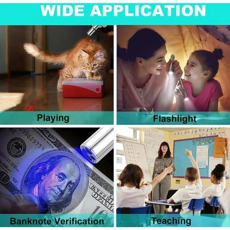 Giocattolo Laser Per Gatti Puntatore Luminoso A Led Rosso Giocattoli Interattivi Per Cani Da Interno Cani A Lungo Raggio 3 Modalità Proiezione Laser Ricarica USB 7 Giocattolo Laser Per Gatti Puntatore Luminoso A Led Rosso Giocattoli Interattivi Per Cani Da Interno Cani A Lungo Raggio 3 Modalità Proiezione Laser Ricarica USB - immagine 5