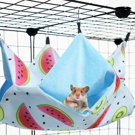 Amaca Per Piccoli Animali, Amaca Per Animali Domestici A 2 Strati, Letto Appeso, Criceto, Amaca Per Dormire, Amaca Per Animali, Accessorio Per Gabbia In Materiale Di Velluto, Per Cincillà, Furetti, Sc 5 Amaca Per Piccoli Animali, Amaca Per Animali Domestici A 2 Strati, Letto Appeso, Criceto, Amaca Per Dormire, Amaca Per Animali, Accessorio Per Gabbia In Materiale Di Velluto, Per Cincillà, Furetti, Sc - immagine 3