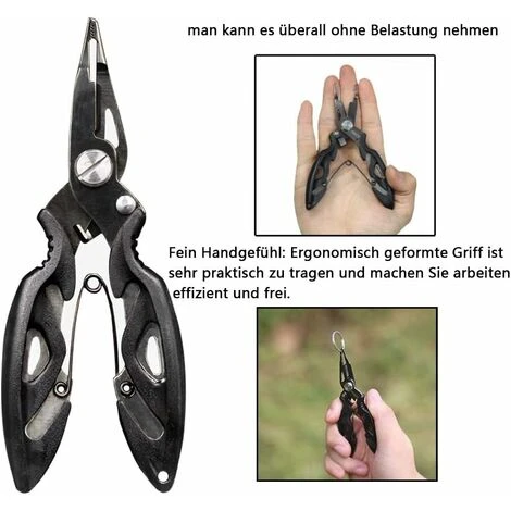 Pezzi Pinze Da Pesca, Pinze Da Pesca Multi-titanio In Acciaio Inossidabile (rimuovere Il Gancio, Taglierina Della Treccia,) Forbici Multifunzionali Strumento Di Rimozione Del Gancio Della Linea Di Tag 4 Pezzi Pinze Da Pesca, Pinze Da Pesca Multi-titanio In Acciaio Inossidabile (rimuovere Il Gancio, Taglierina Della Treccia,) Forbici Multifunzionali Strumento Di Rimozione Del Gancio Della Linea Di Tag - immagine 2