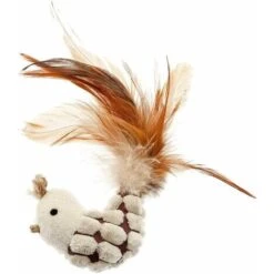 Ferribiella Gioco Coppia Uccellini Con Piume E Campanello Per Gatti -Cibi per gatti Italia 9843206 3