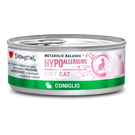 Diet Cat Hypoallergenic Coniglio 85gr DISUGUAL 3 Diet Cat Hypoallergenic Coniglio 85gr DISUGUAL