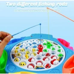 Regali Di Giochi Da Tavolo Per Giochi Di Pesca, Giochi Di Abilità Motorie, Con 4 Canne Da Pesca Per Bambini E Pesci Multicolori, Regali Per Bambini -Cibi per gatti Italia 98755113 4