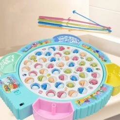 Regali Di Giochi Da Tavolo Per Giochi Di Pesca, Giochi Di Abilità Motorie, Con 4 Canne Da Pesca Per Bambini E Pesci Multicolori, Regali Per Bambini -Cibi per gatti Italia 98755113 5
