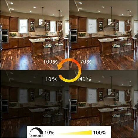 Faretto Da Incasso A LED Slimline Dimmerabile IP44, Faretto Da Incasso Per Bagno 6 5W AC 230V Bianco Caldo 3000K 400LM Lampada Illuminazione Per Bagno Soggiorno Cucina Corridoio Galleria Negozio 7 Faretto Da Incasso A LED Slimline Dimmerabile IP44, Faretto Da Incasso Per Bagno 6 5W AC 230V Bianco Caldo 3000K 400LM Lampada Illuminazione Per Bagno Soggiorno Cucina Corridoio Galleria Negozio - immagine 5