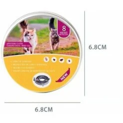 Gatto Collare Antipulci E Antizecche Zecche Collare Antipulci E Antizecche Regolabile E Impermeabile Protezione 8 Mesi Taglia Unica (1) -Cibi per gatti Italia 99777204 5