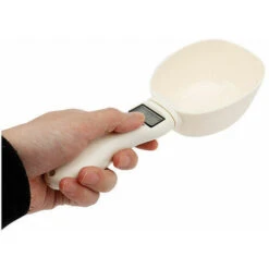 Cucchiaio Dosatore Per Cani Con Display LCD Adatto Per Crocchette Per Cani, Gatti, Conigli E Uccelli -Cibi per gatti Italia 99779306 3